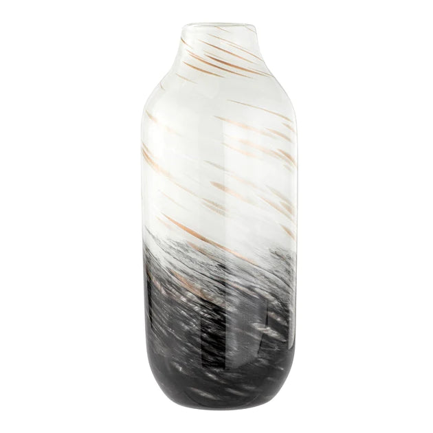 Galaxy Gold Swirl Glass Vase