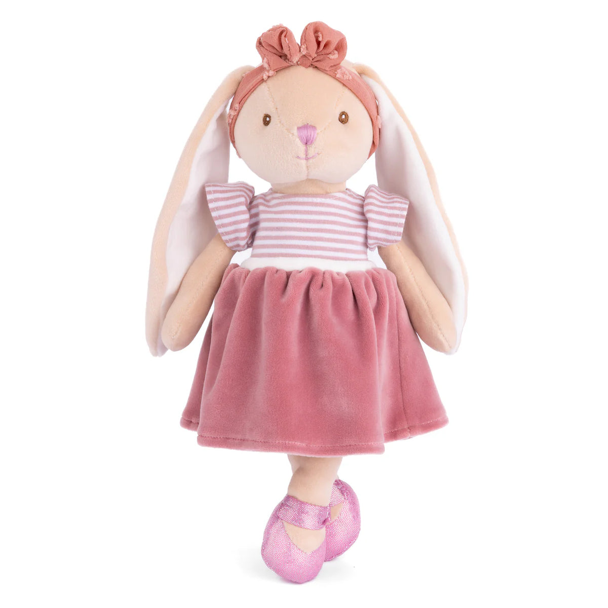 Lapin ballerine blanc et rose