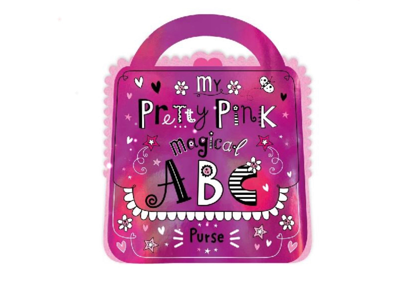 MY PRETTY PINK MAGICAL ABC book PURSE