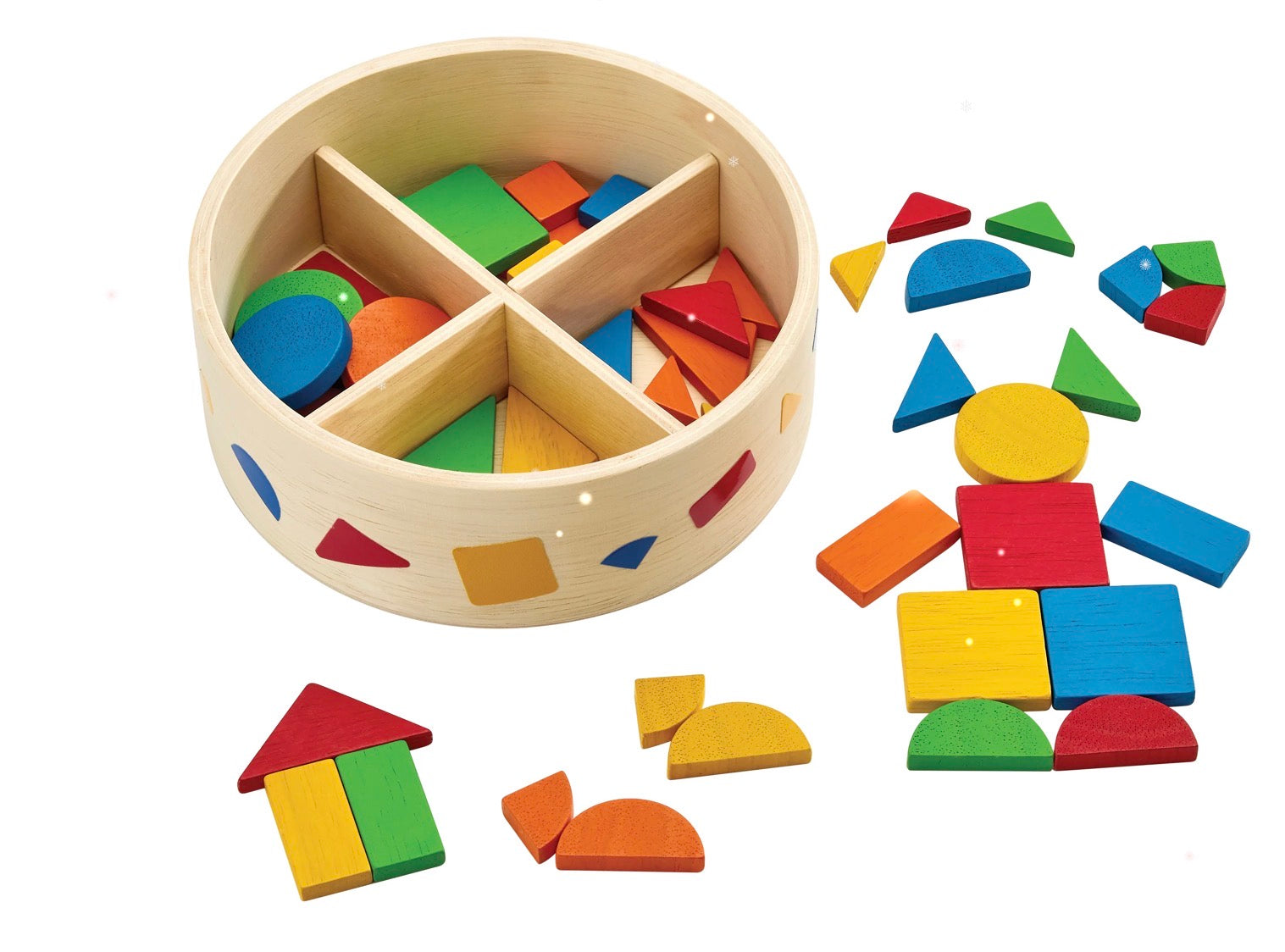 Geometric Mosaic pieces