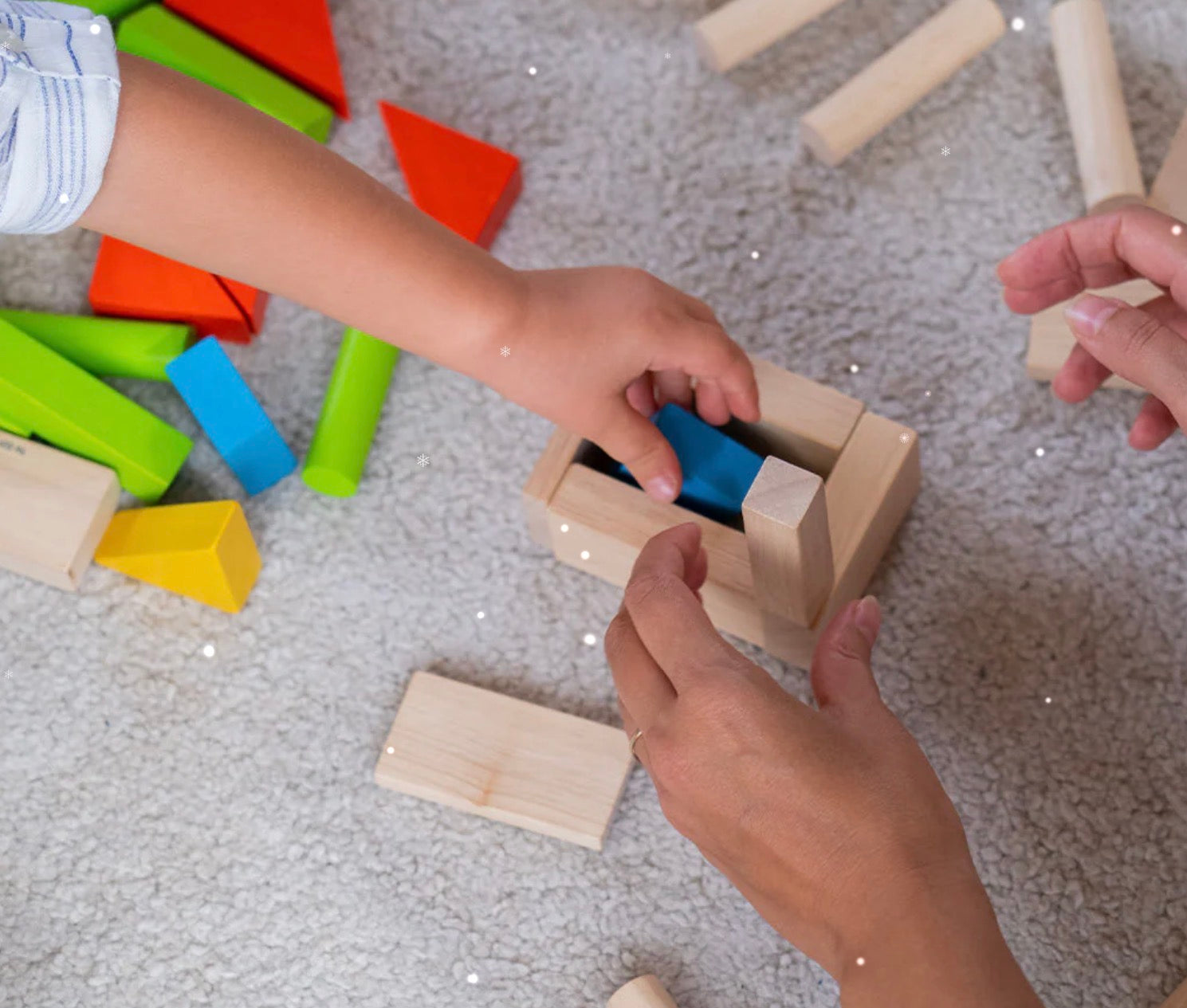 Colorful 40 unit blocks