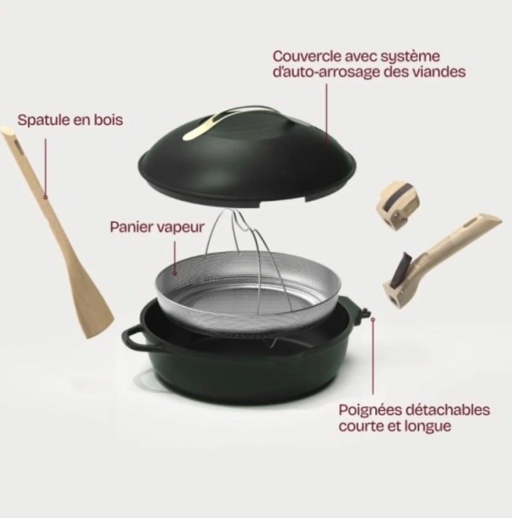 The "Fabulous" (8 in 1) Pan 24 cm - Meteor