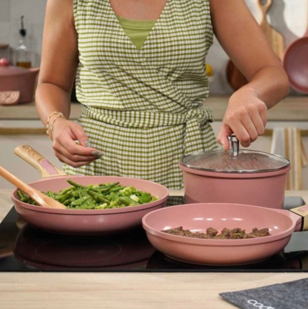 Trio of Pots with Detachable Handles - Pink Marshmallow