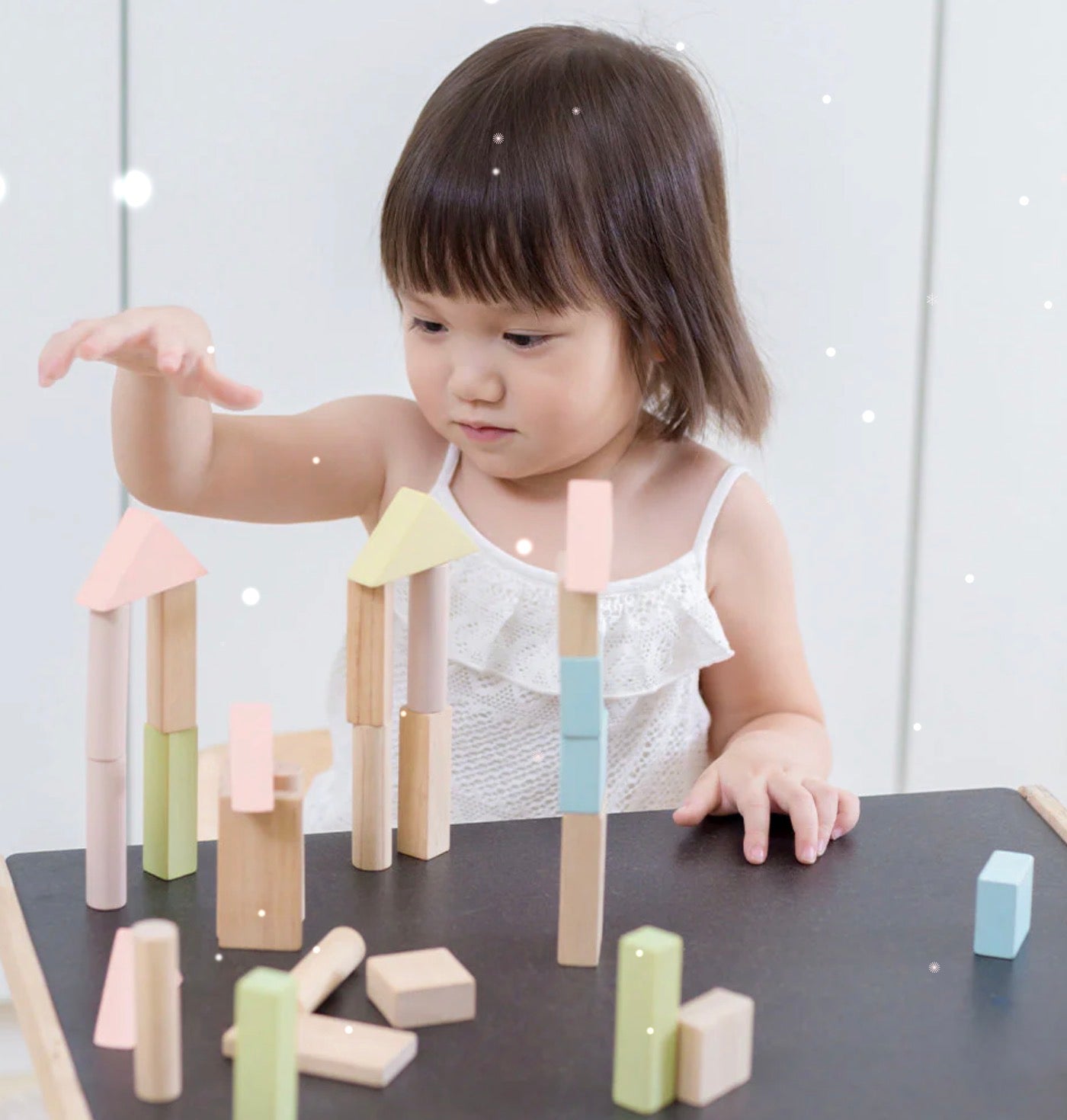 Colorful 40 unit blocks