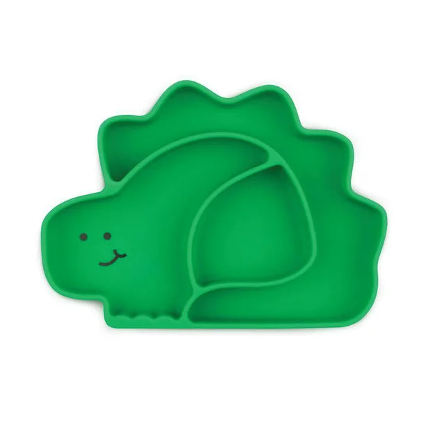 Silicone Grip Dish - Dino