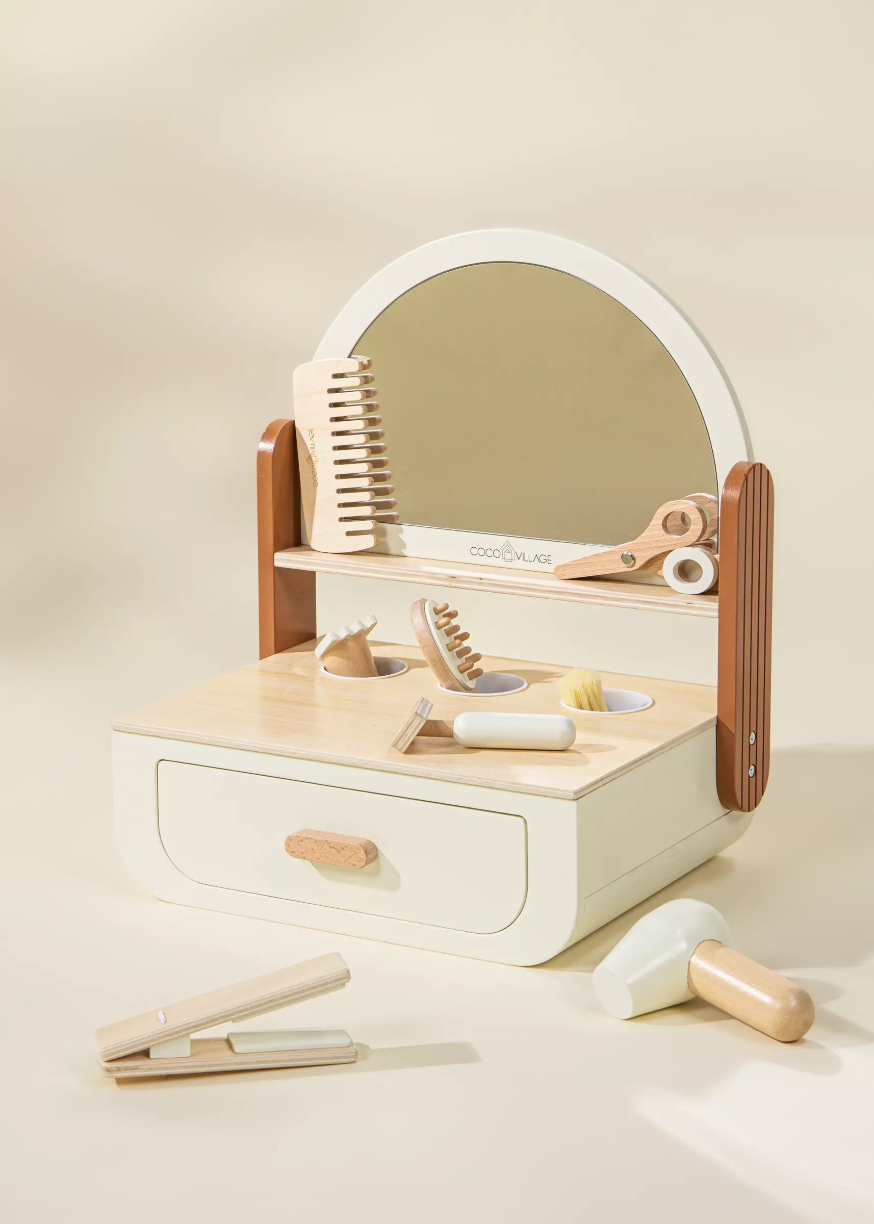 Personalized Wooden Beauty Station