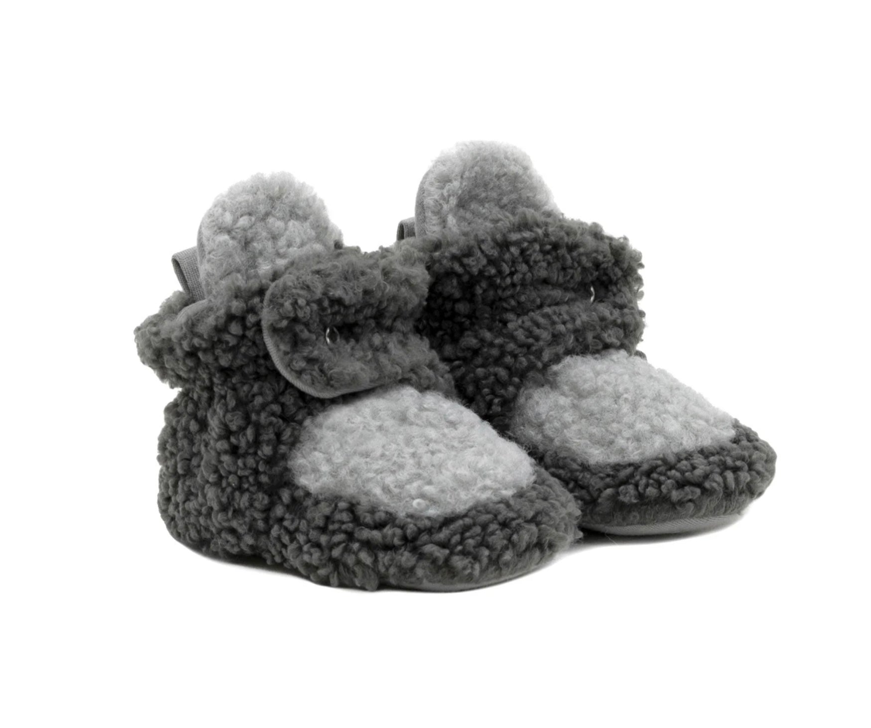Snap Bootie - Cozy Shea - Charcoal 3-6 Months