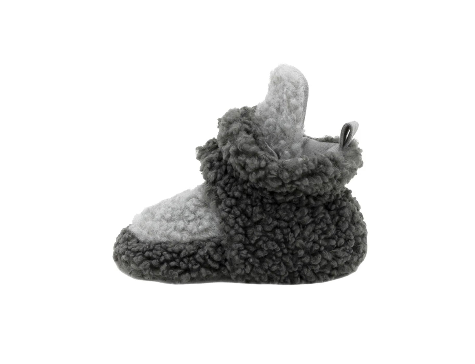 Snap Bootie - Cozy Shea - Charcoal 3-6 Months