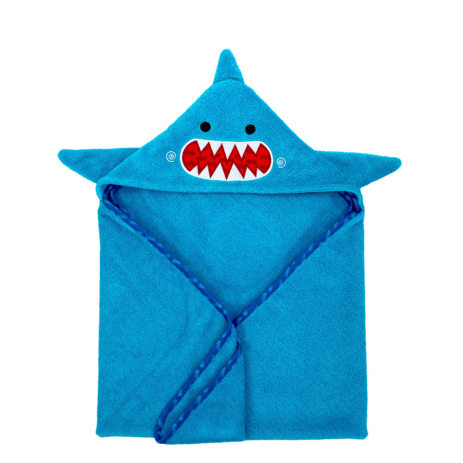 Personalized Shark Baby Hooded Towel