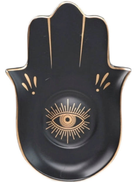 Evil Eye Curio Dish – Black