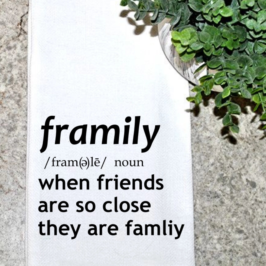 Framily Tea Towel