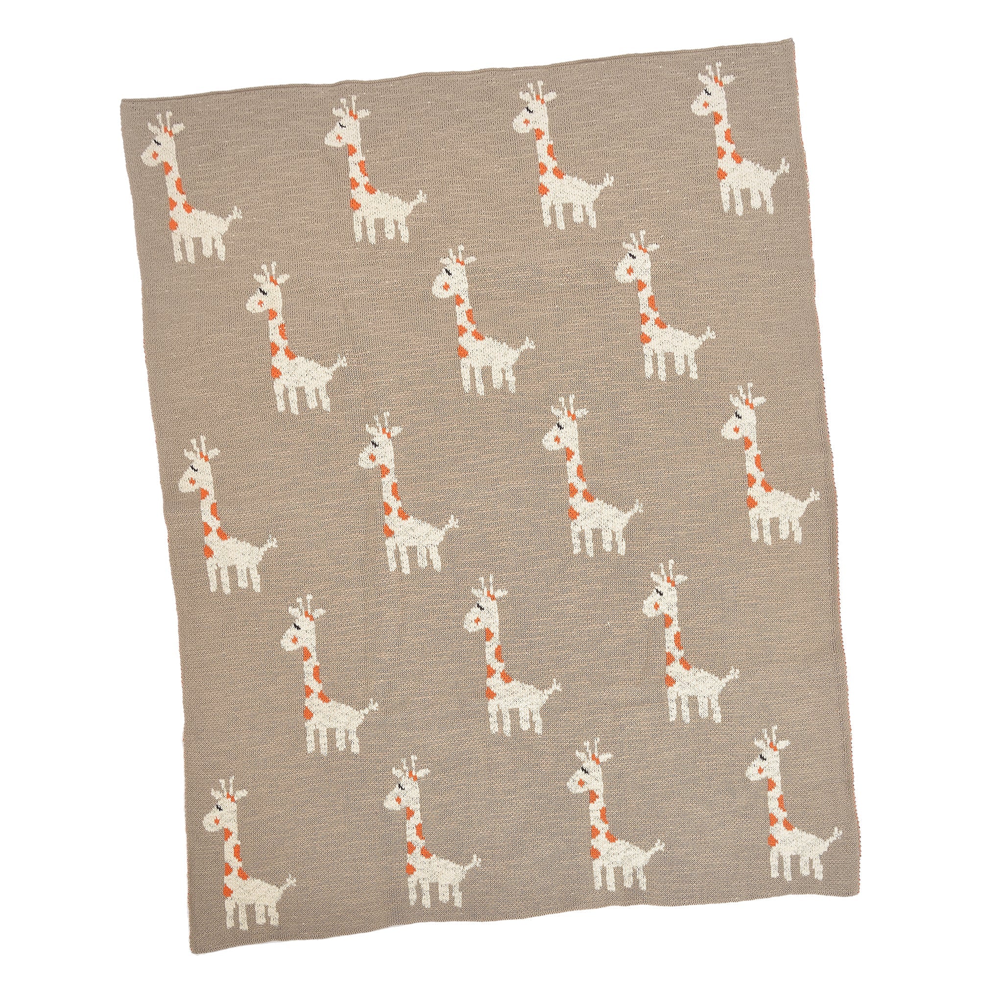 Personalized Giraffe Baby Blanket