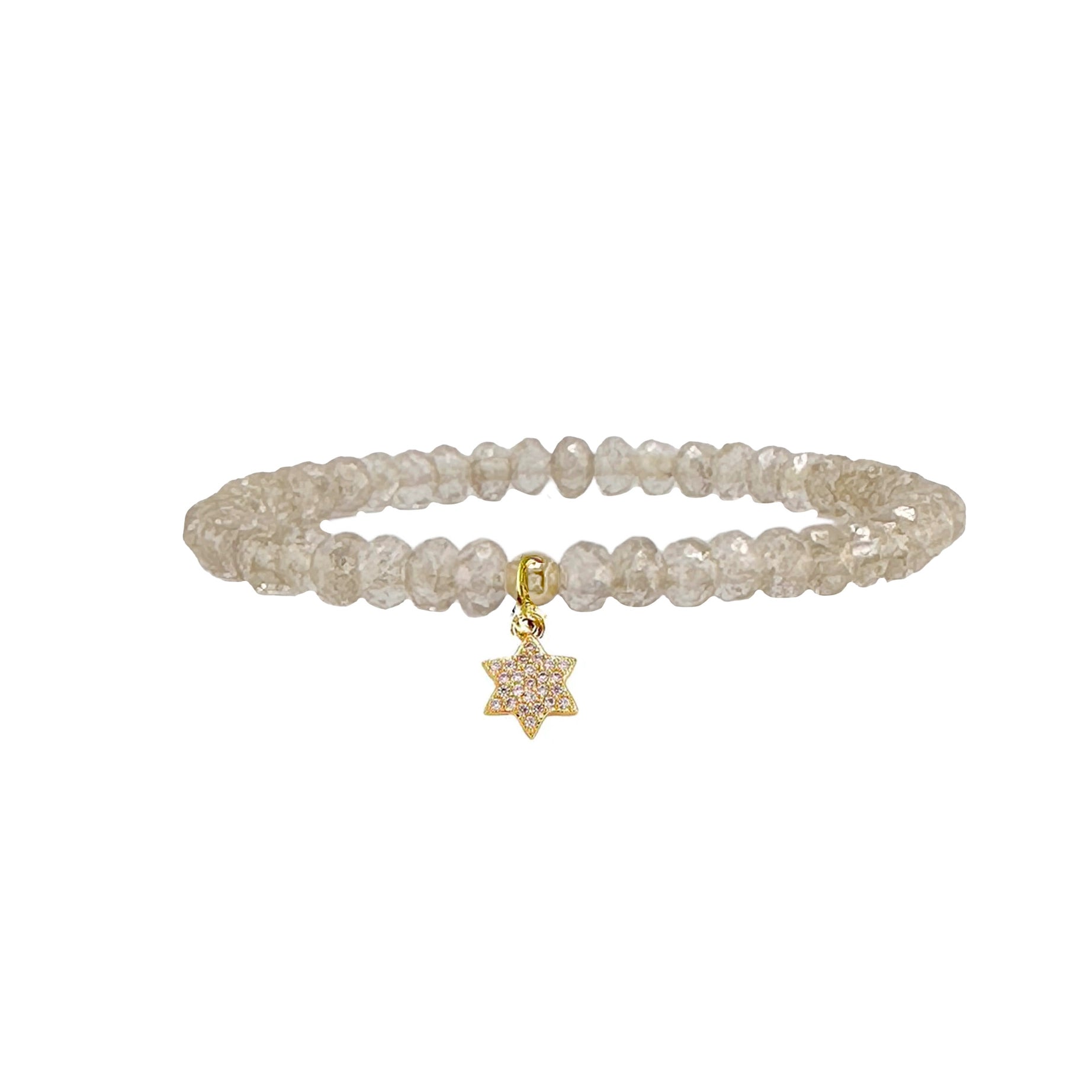 Ice Star of David Bracelet