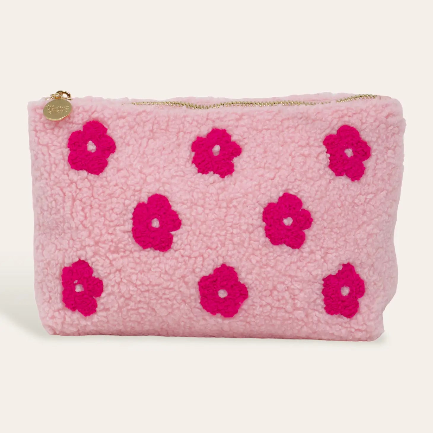 Teddy Pouch - Pink Daisy