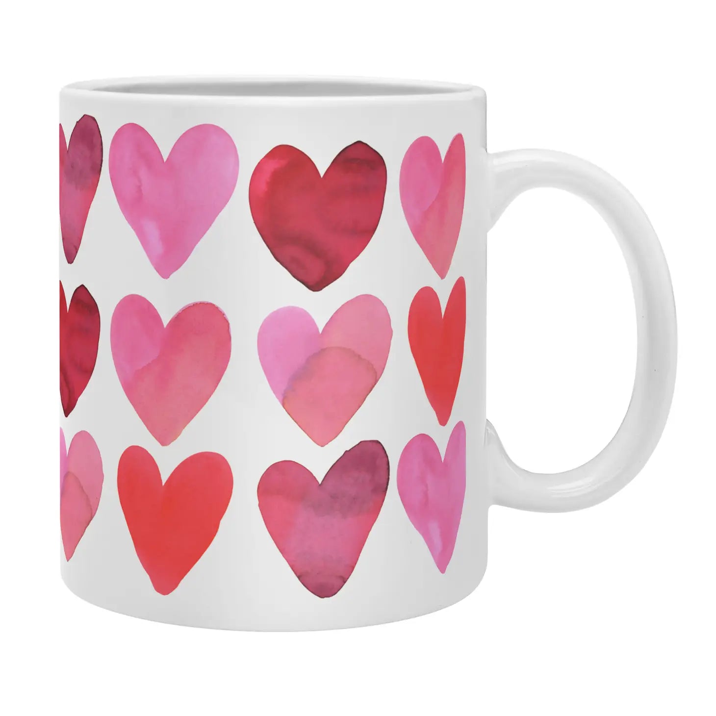 Heart Watercolor Coffee Mug