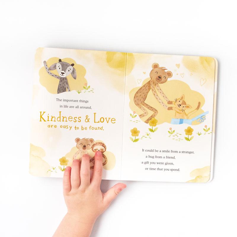 Honey Bear stuffed animal and book set - gratitude