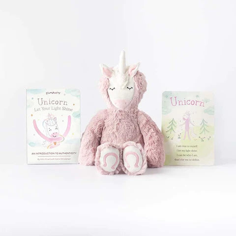 Unicorn stuffed animal and book set - authenticity