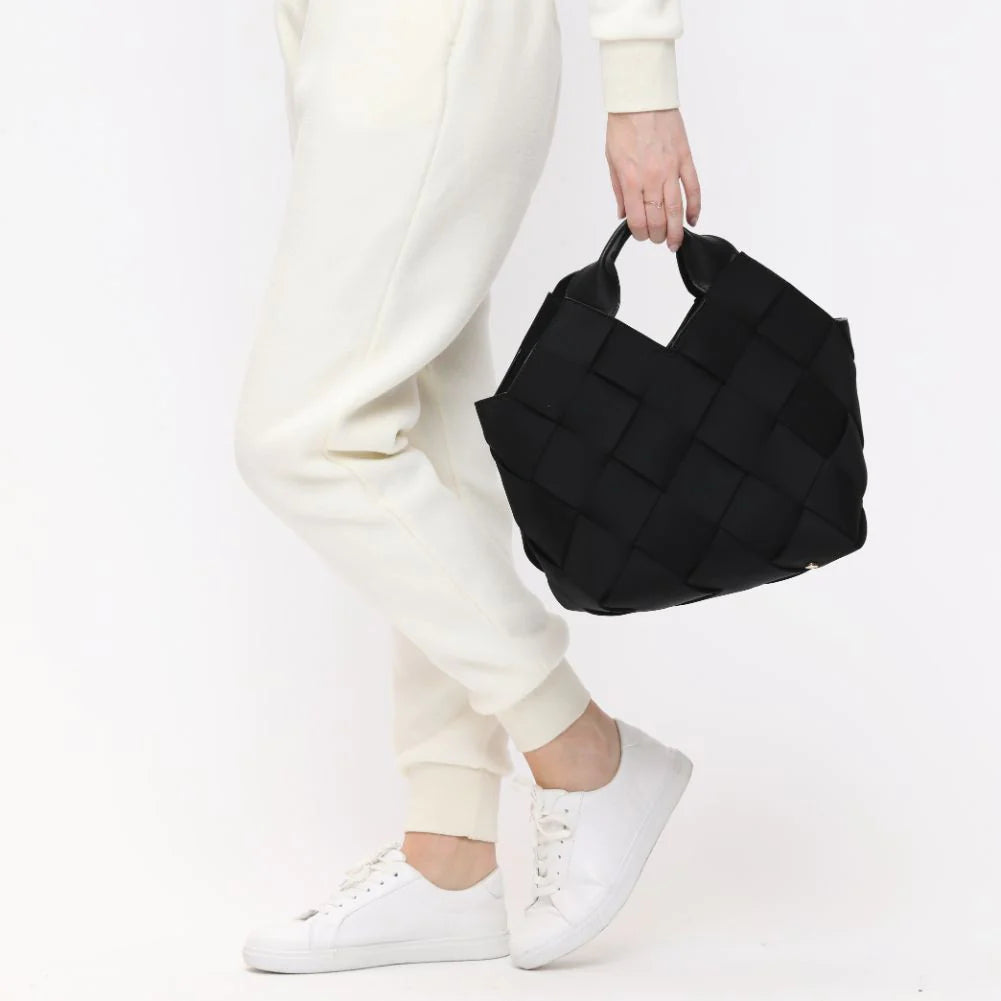 Sol and Selene Woven neoprene tote