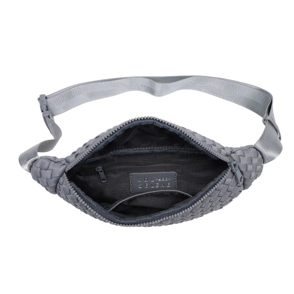 Sol and Selene grey aim high belt bag