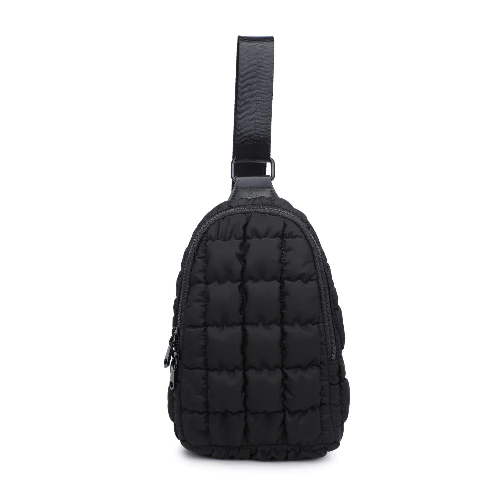 Sol and Selene black rejuvenate sling backpack