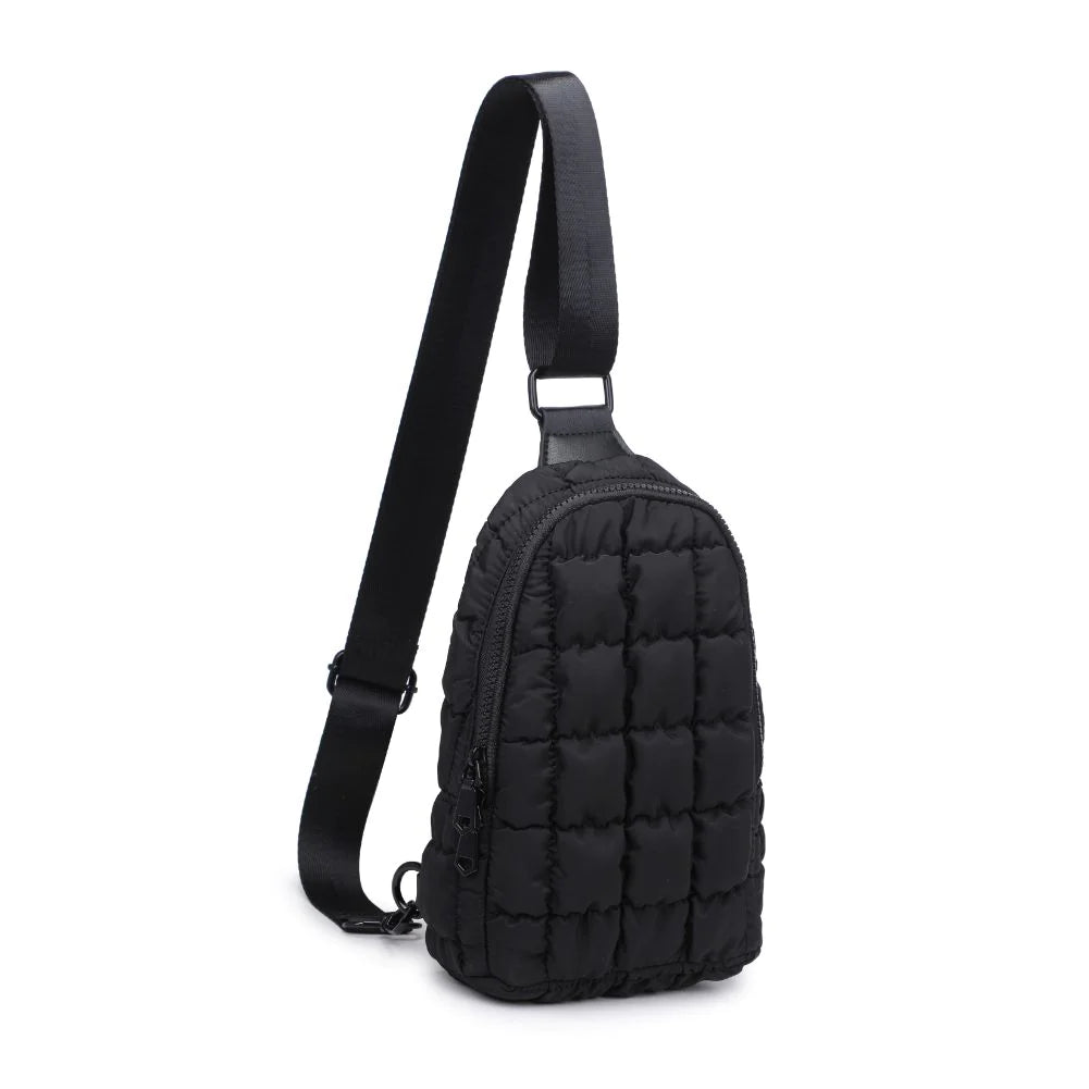 Sol and Selene black rejuvenate sling backpack
