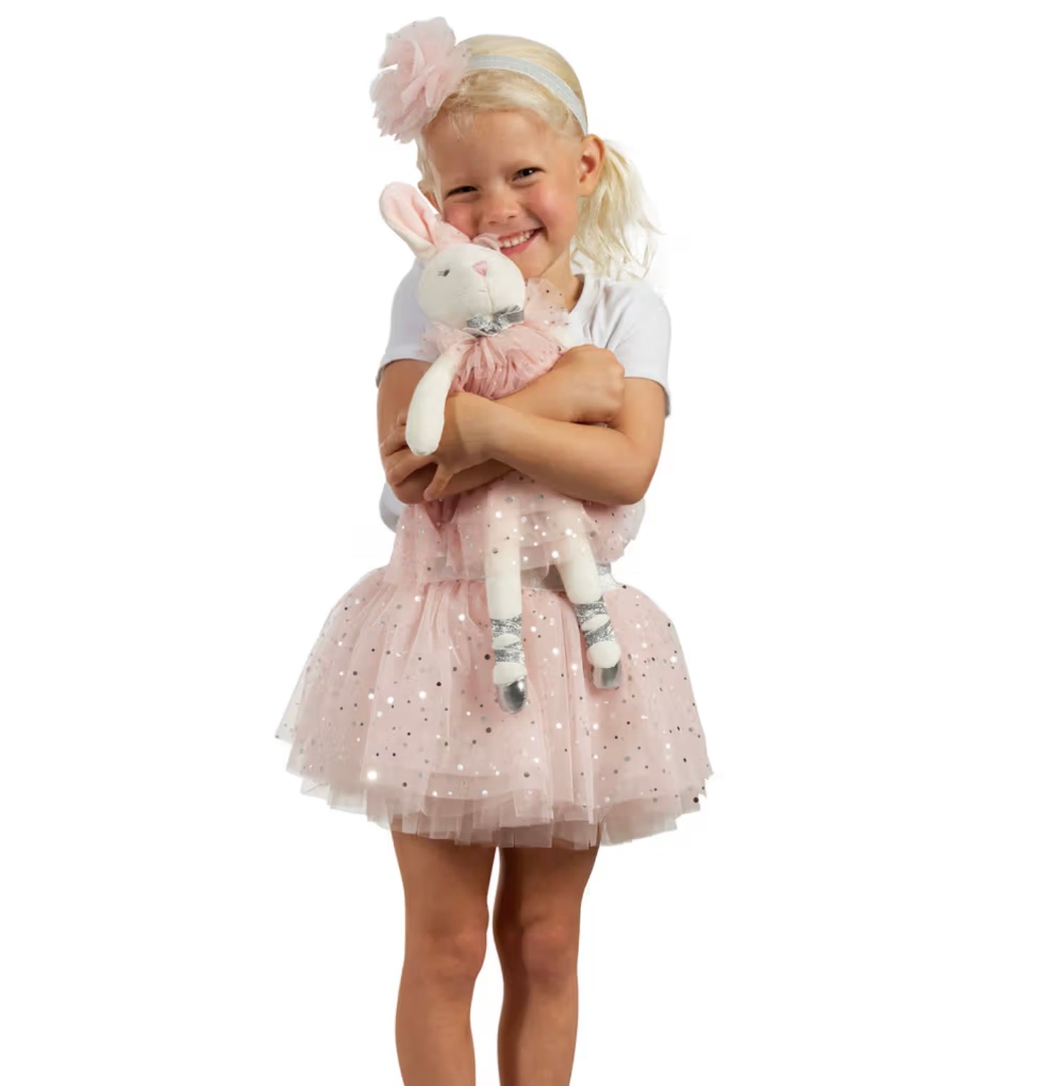 Tutu And Headband Set - Pink and Silver