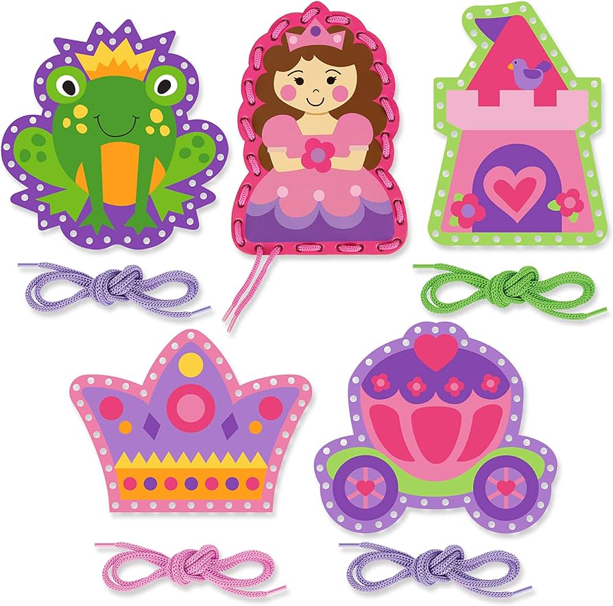 Lacing Cards - Princess