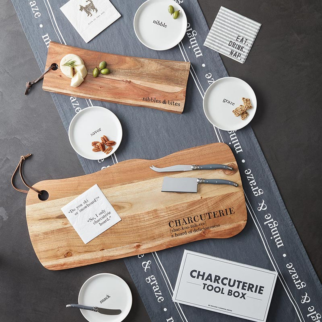 Face To Face Charcuterie Board - Shar-Koo-Tuh-Ree