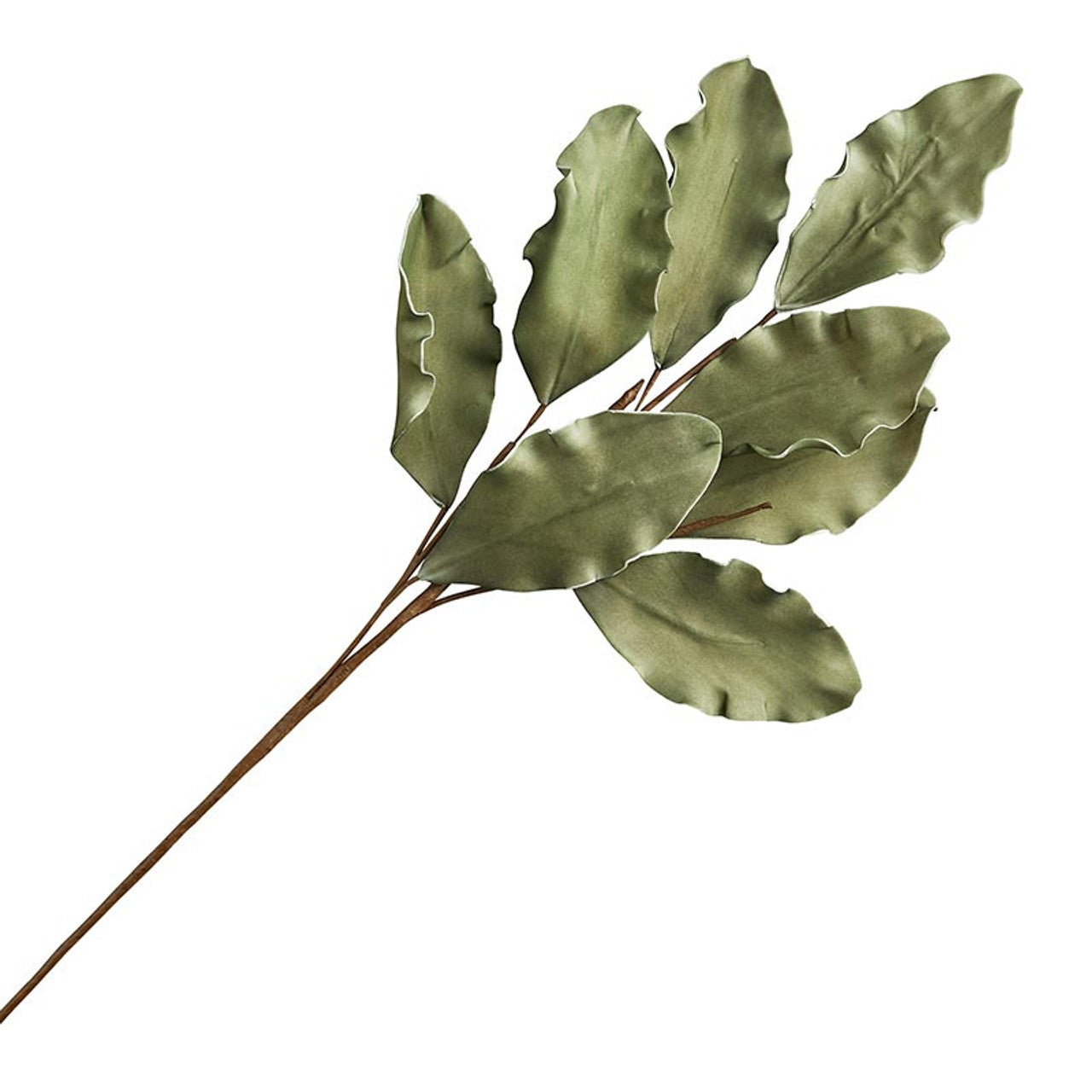 Dark green leaf artificial stem