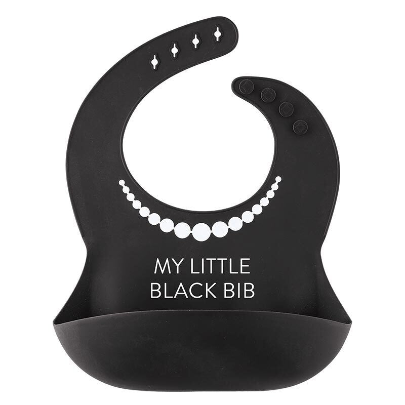 Silicone Bib - My Little Black Bib
