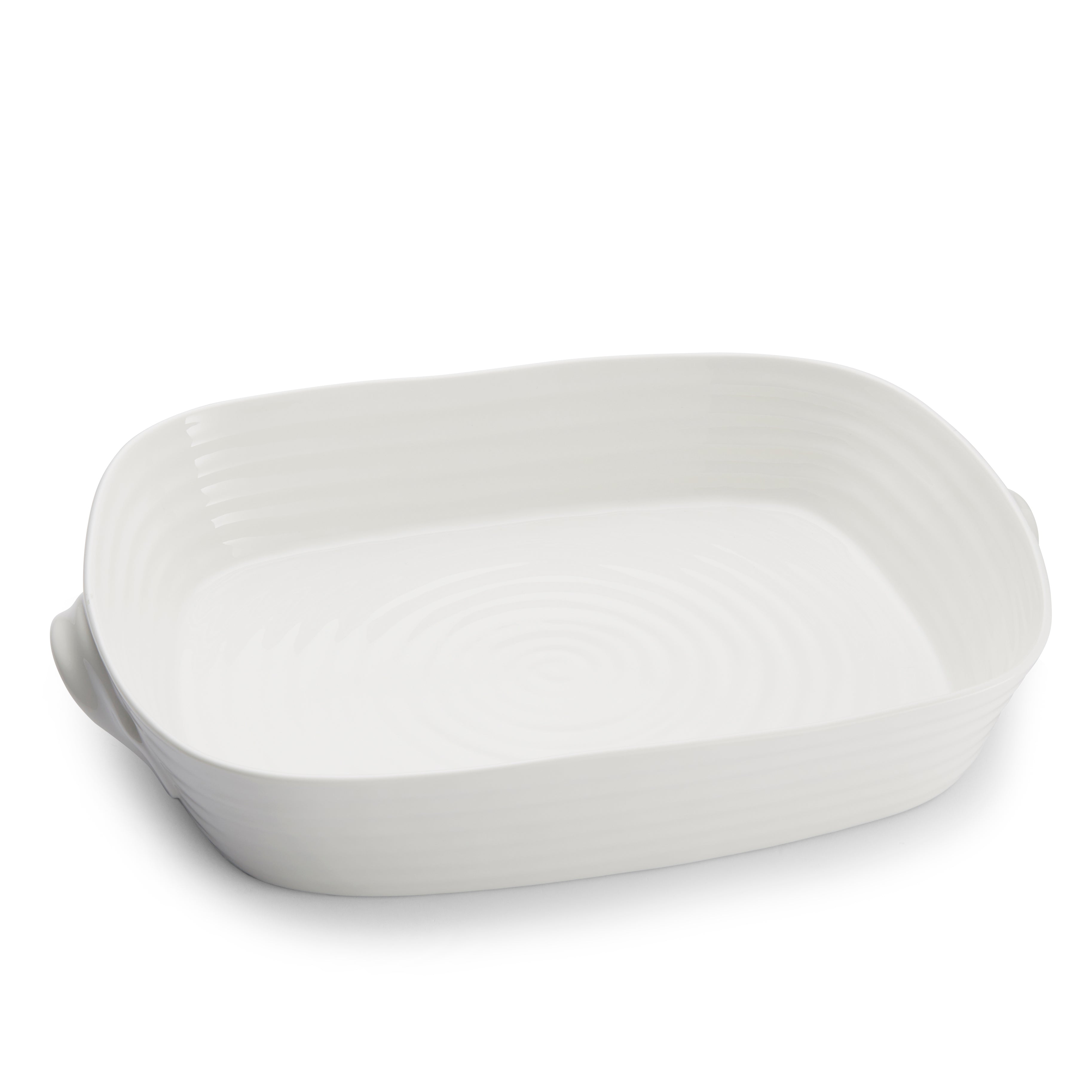 SOPHIE CONRAN WHITE LARGE RECTangular HANDLED ROASTING DISH