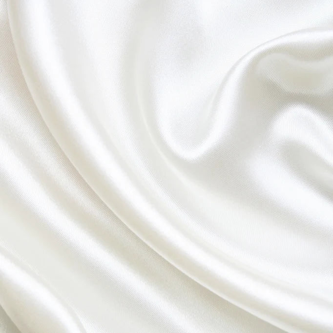 Lustrous Silk Pillowcase - King - White