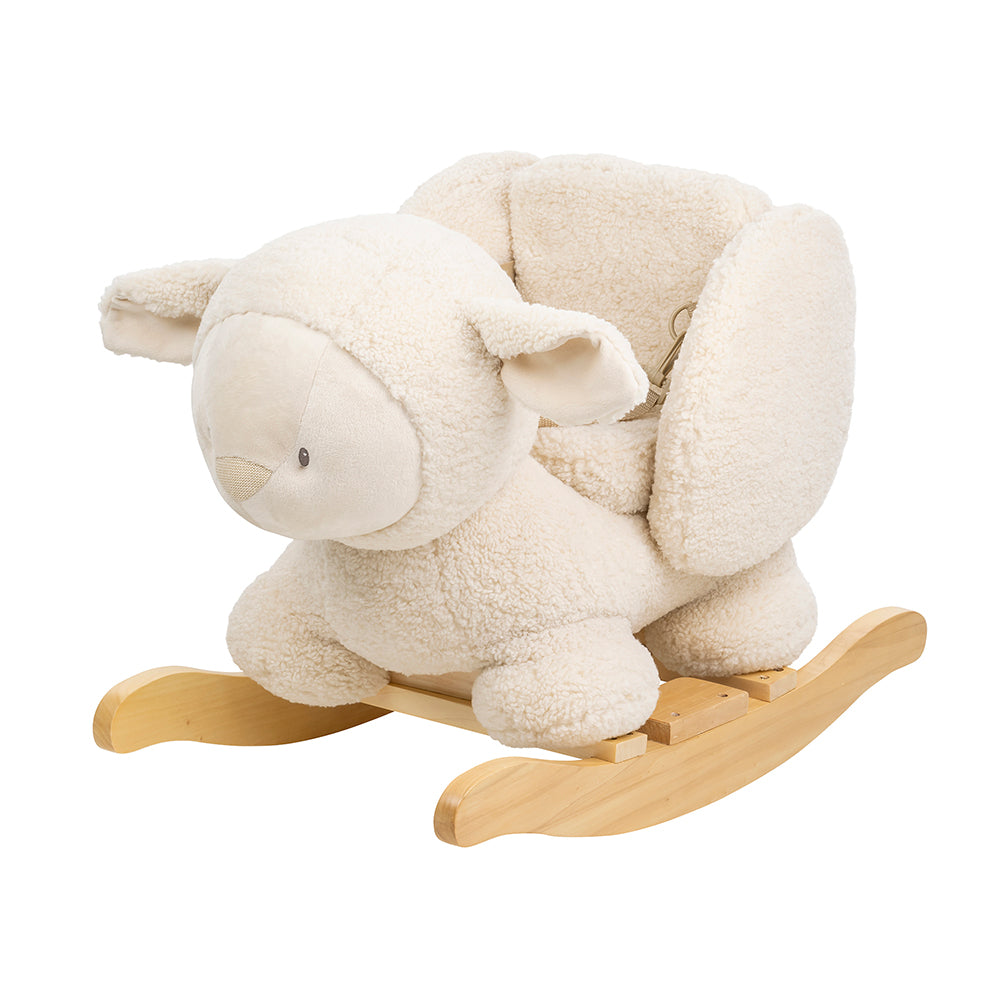 Personalized sheep teddy Rocker - beige