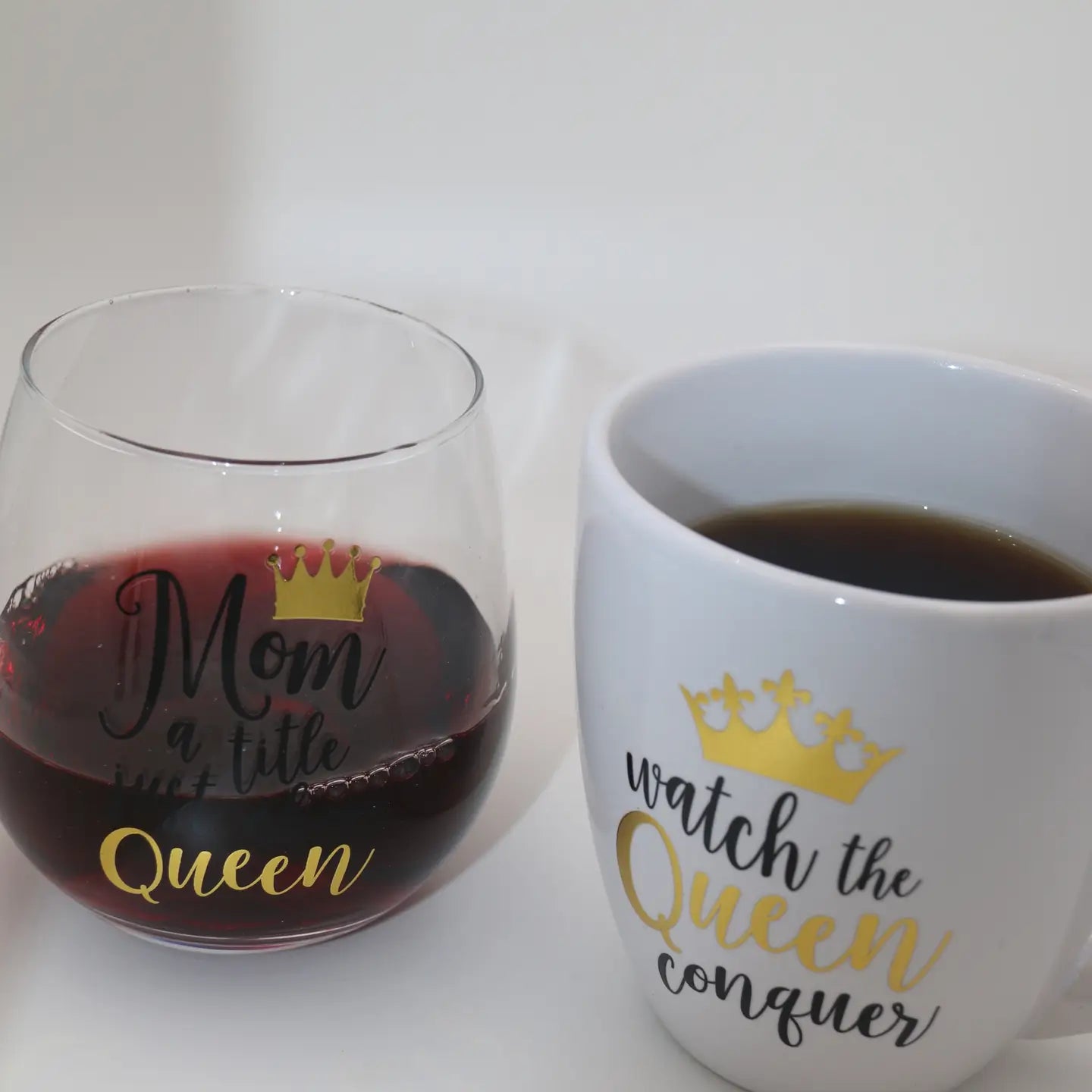 Mug and Wine Glass set