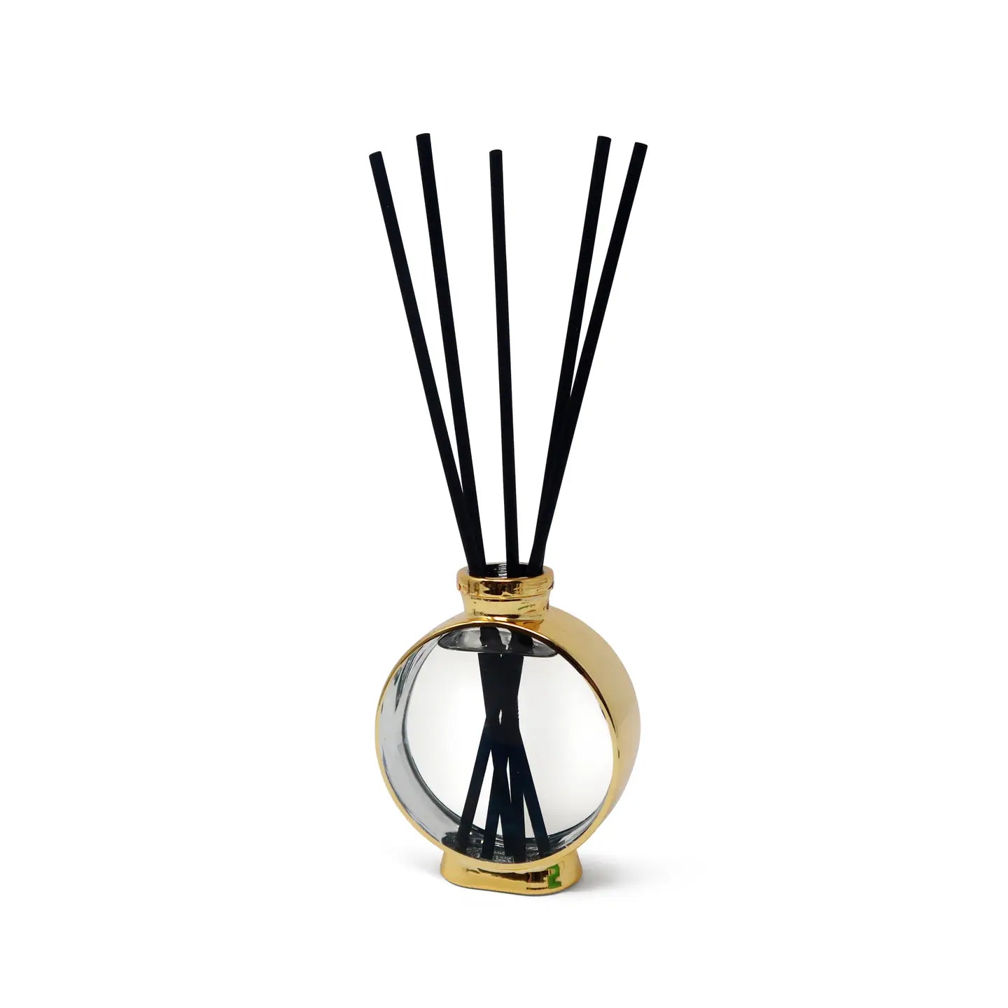 Gold plated diffuser - white flower