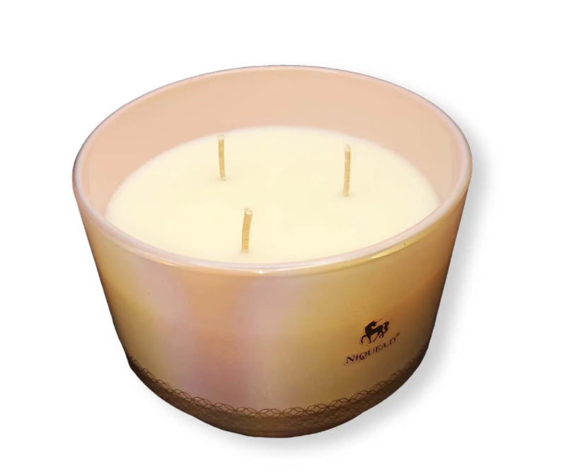 16oz Footed Dish Candle - Spring Garden
