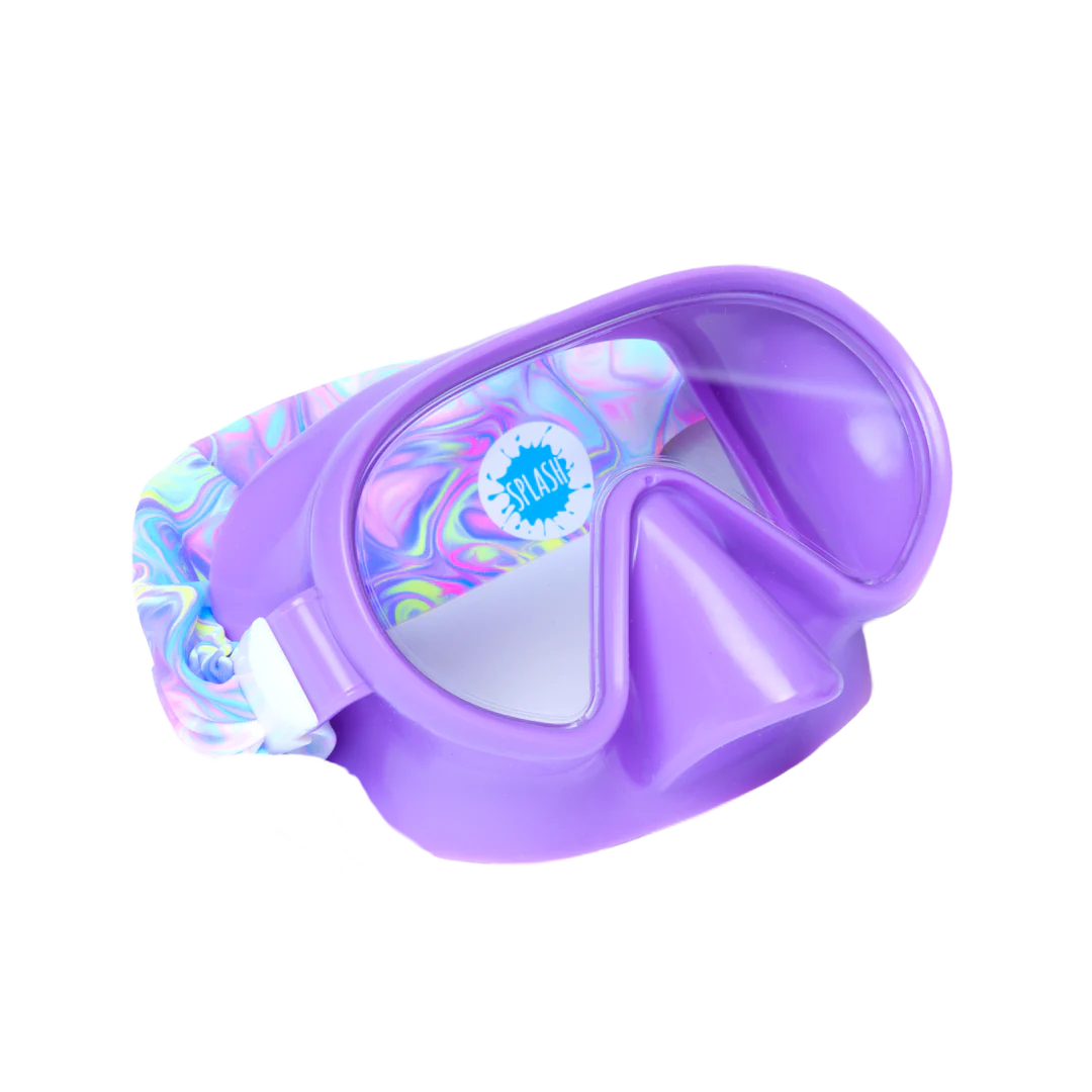 Pastel Swirl Swim Mask