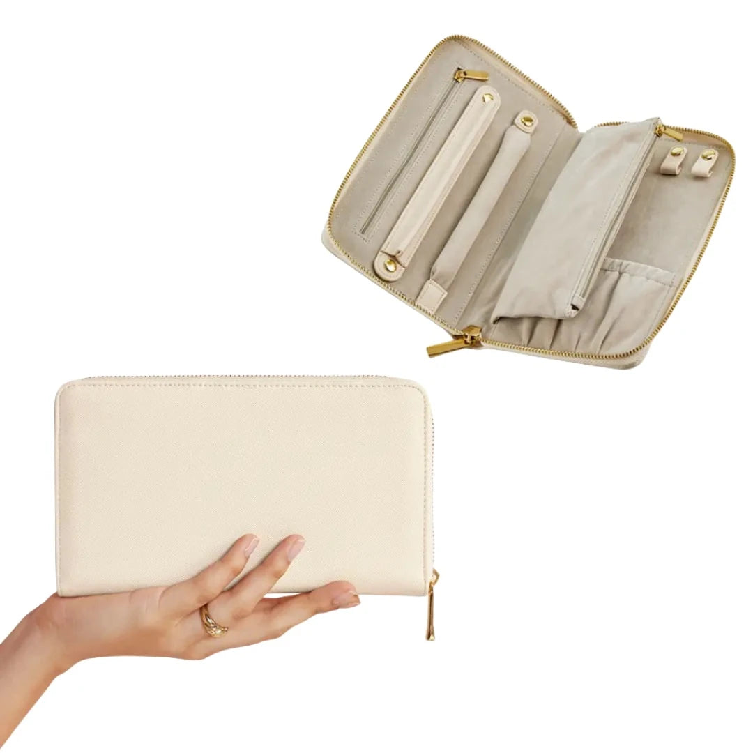 Personalized Travel Jewellery Case - Oyster