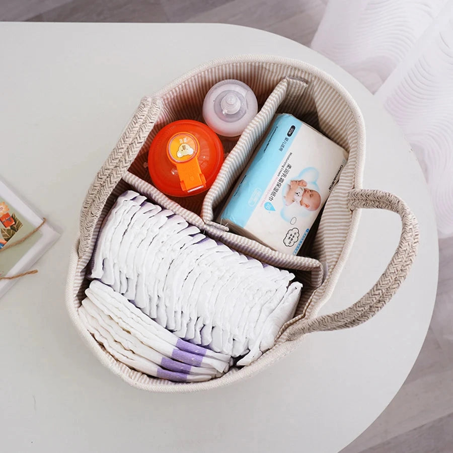 Cotton Rope Basket - Beige