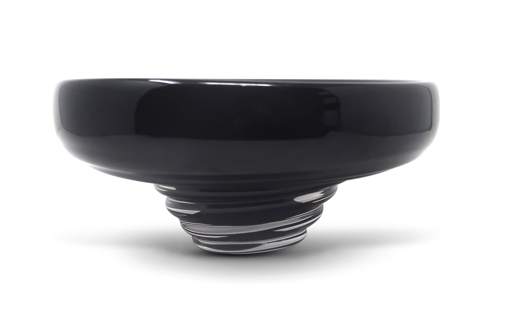 Black Glass Centerpiece Bowl