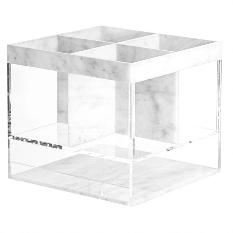 Silverware Caddy - Square Marble