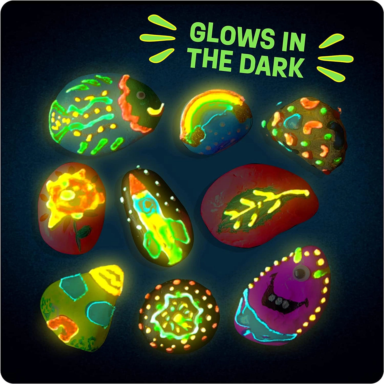 Glow in the Dark Rock Painting Kit