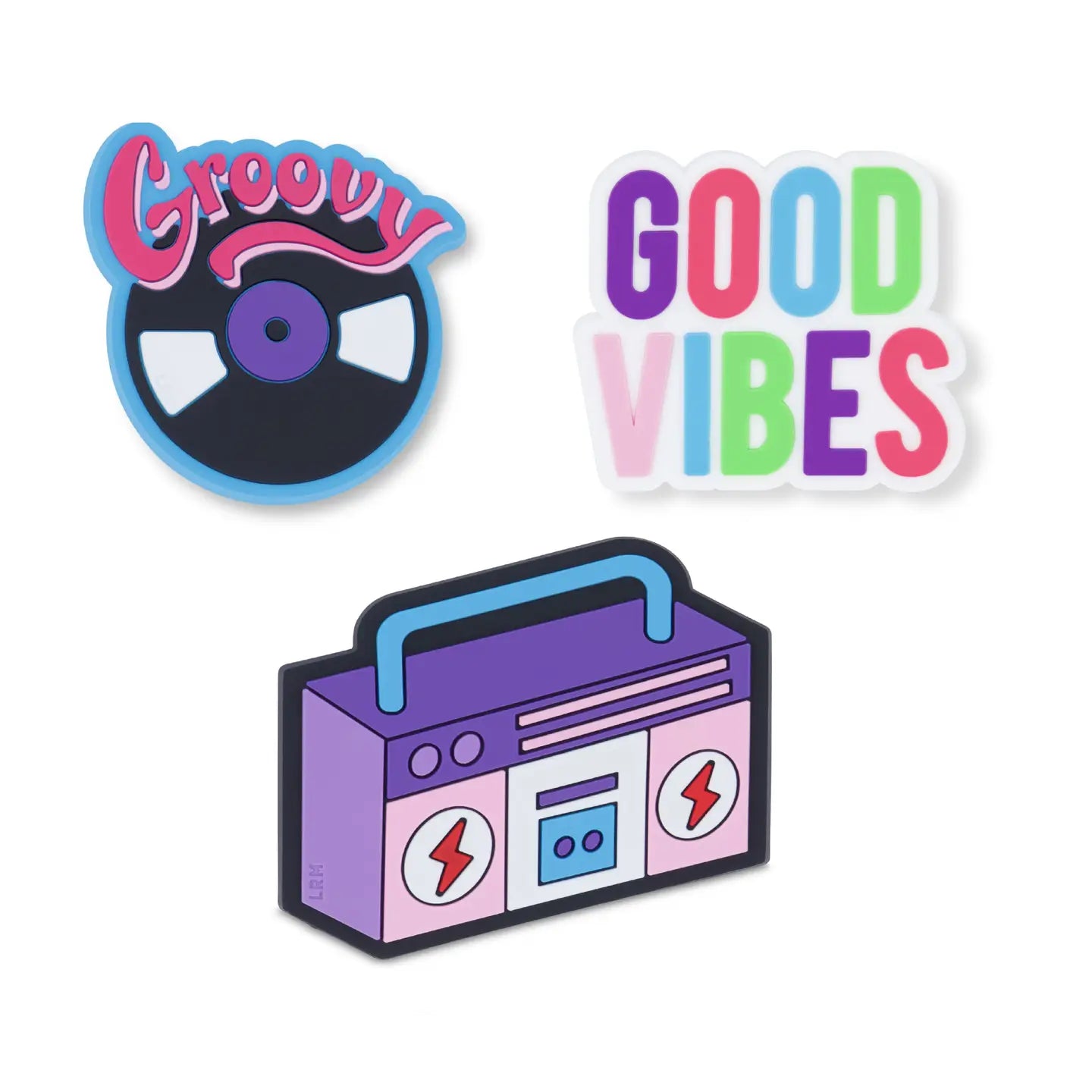 Good Vibes backpack Jibbitz Set