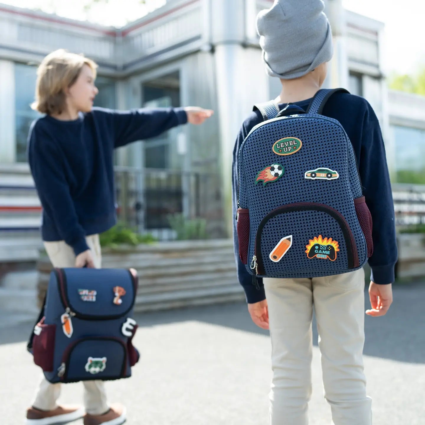 Level Up backpack jibbitz set