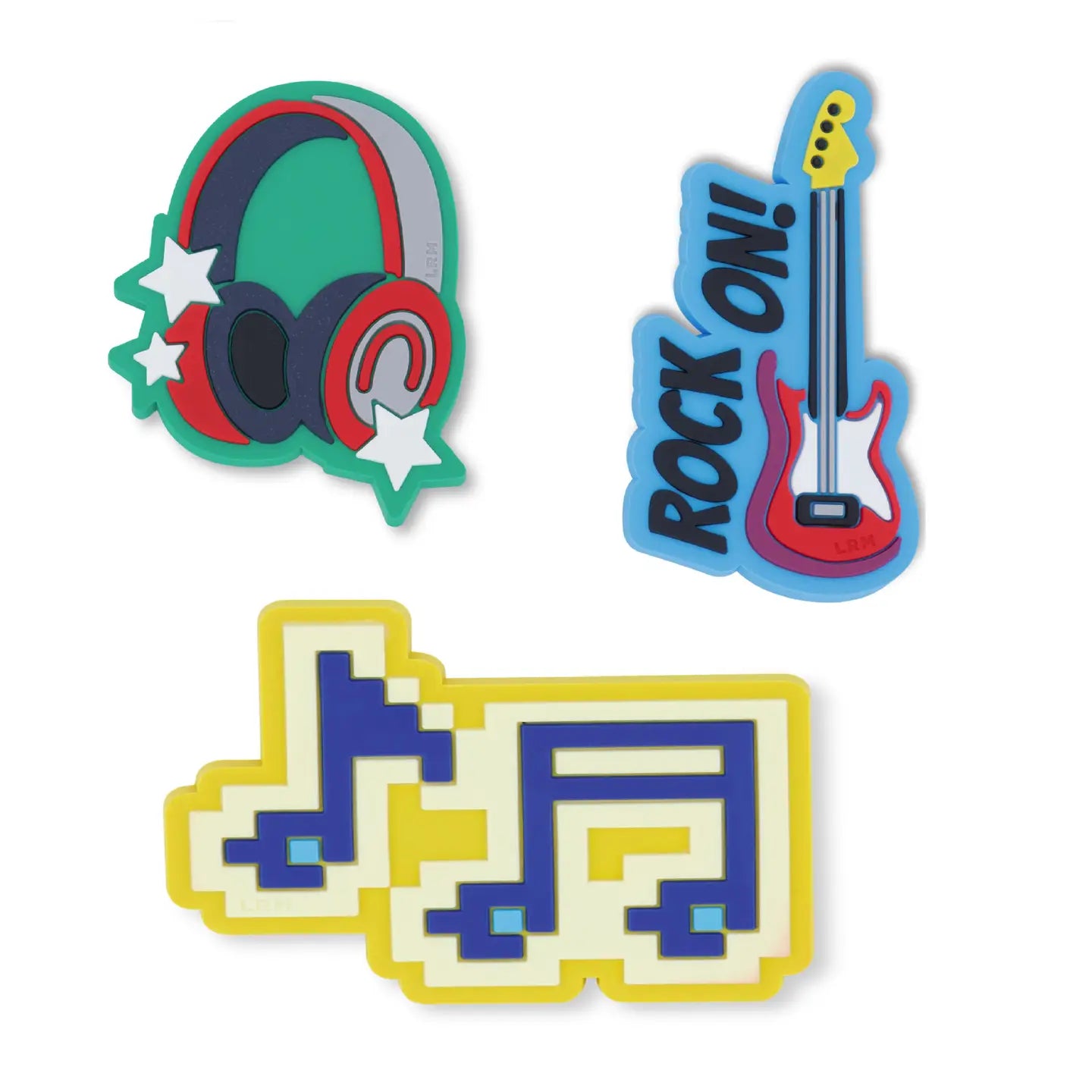 Rock on backpack jibbitz set