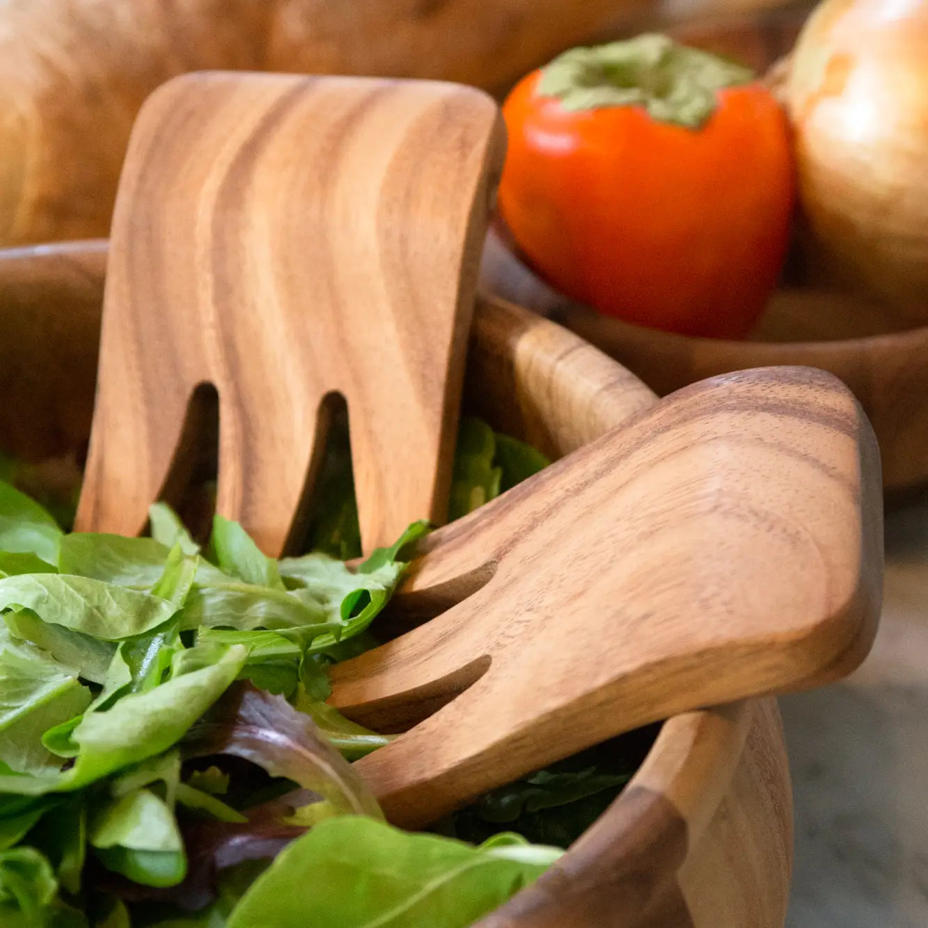 Ironwood Bear Claw Salad Servers