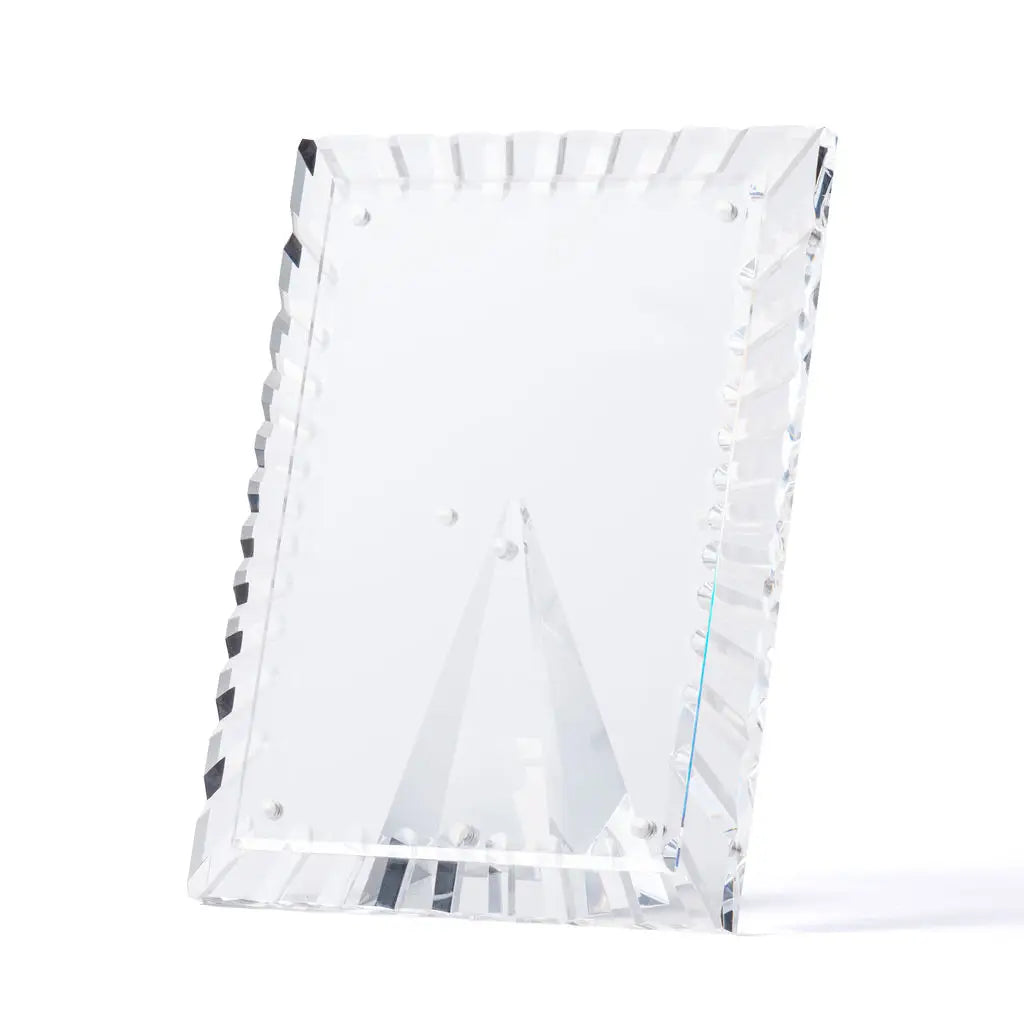 Crystal Clear Acrylic Burst Picture Frame 4" X 6"