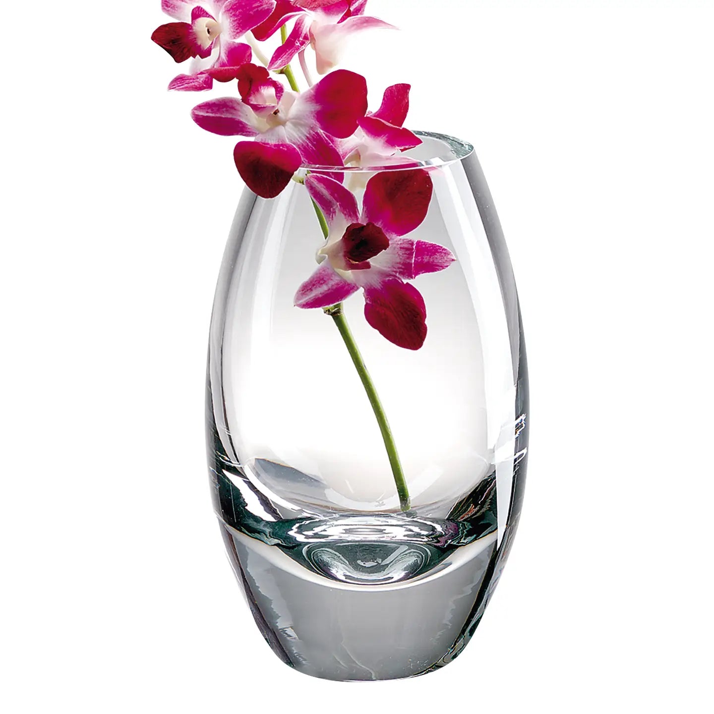 Mouth Blown European Made Crystal Vase