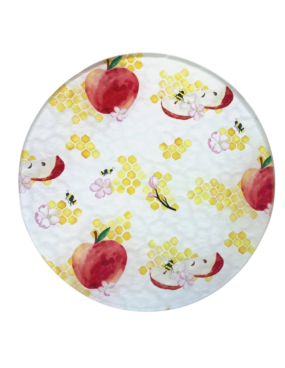 Shana Tovah Tempered Glass Trivet