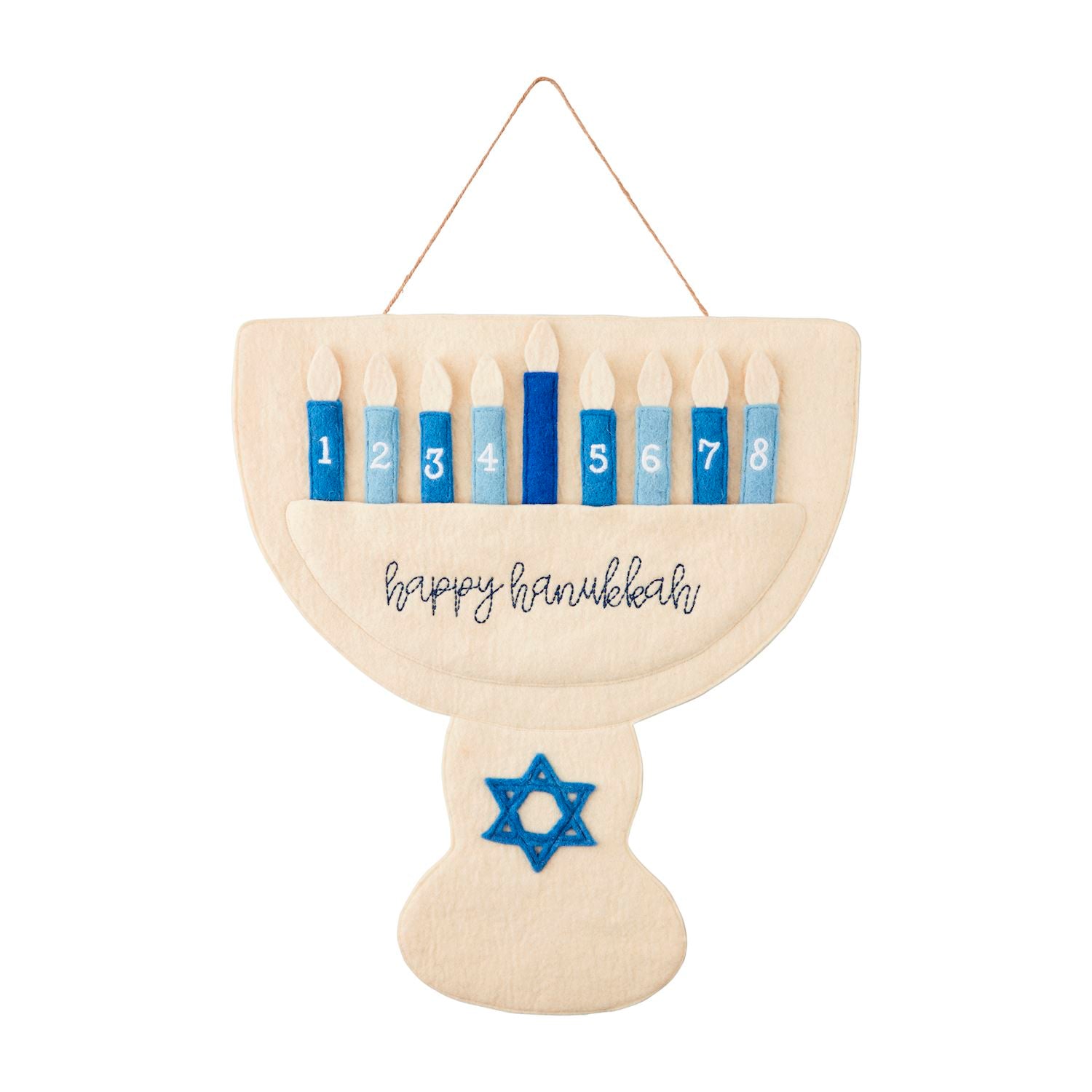 MENORAH COUNTDOWN HANGER